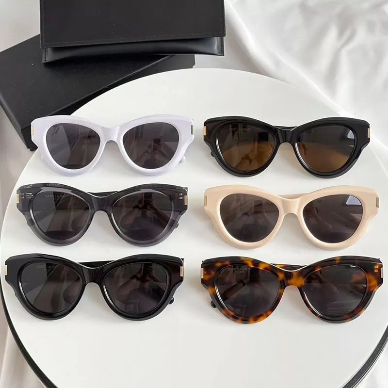 Saint Laurent SL506 Thick Sunglasses In Acetate with Signature 0112