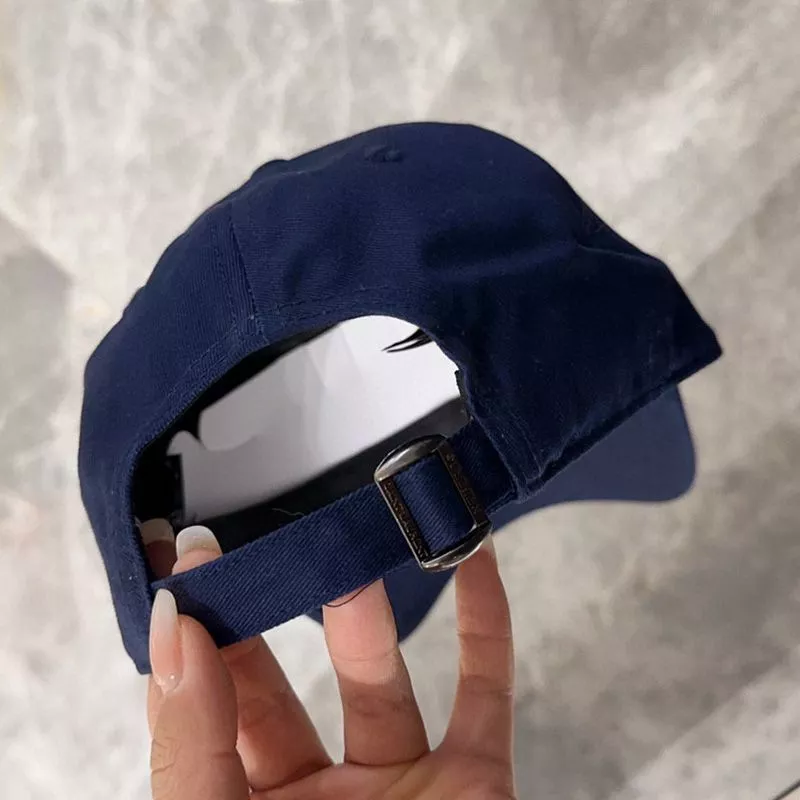 CHEAP Saint Laurent x New Era Cassandre Cap In Canvas Navy Blue 0119