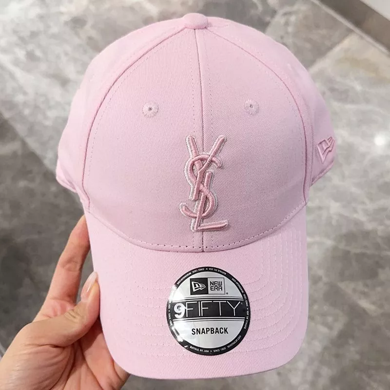 Saint Laurent x New Era Cassandre Cap In Canvas Pink 0112