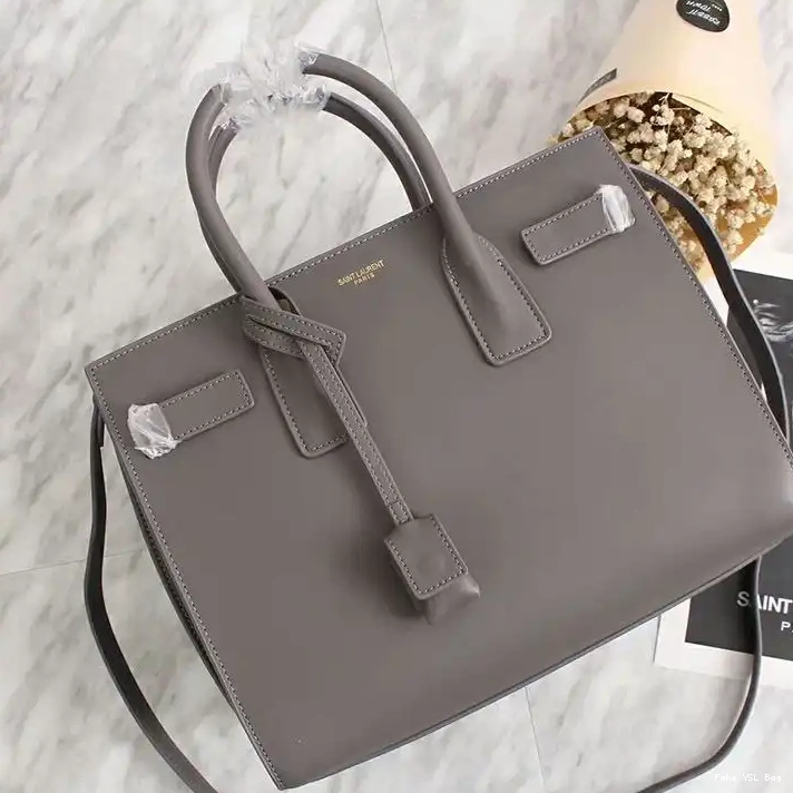 CHEAP Grey In Leather Bag De Jour Saint Sac Laurent Small 0220