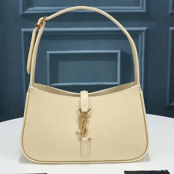 CHEAP In Leather Saint Gold Smooth Le A 7 5 Hobo Laurent Apricot Bag 0214