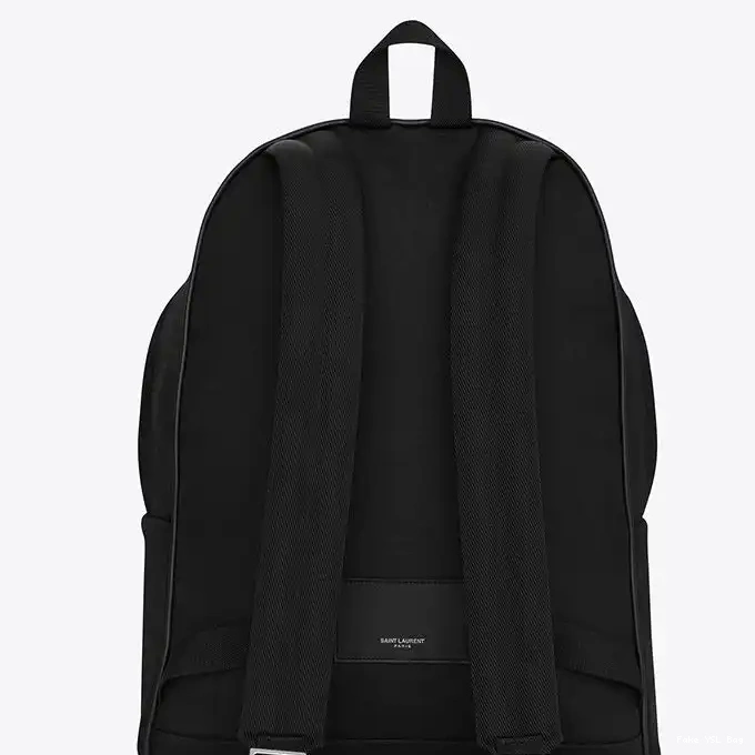 CHEAP Black City Saint Backpack Laurent In Canvas 0226