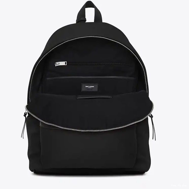 CHEAP Black City Saint Backpack Laurent In Canvas 0226